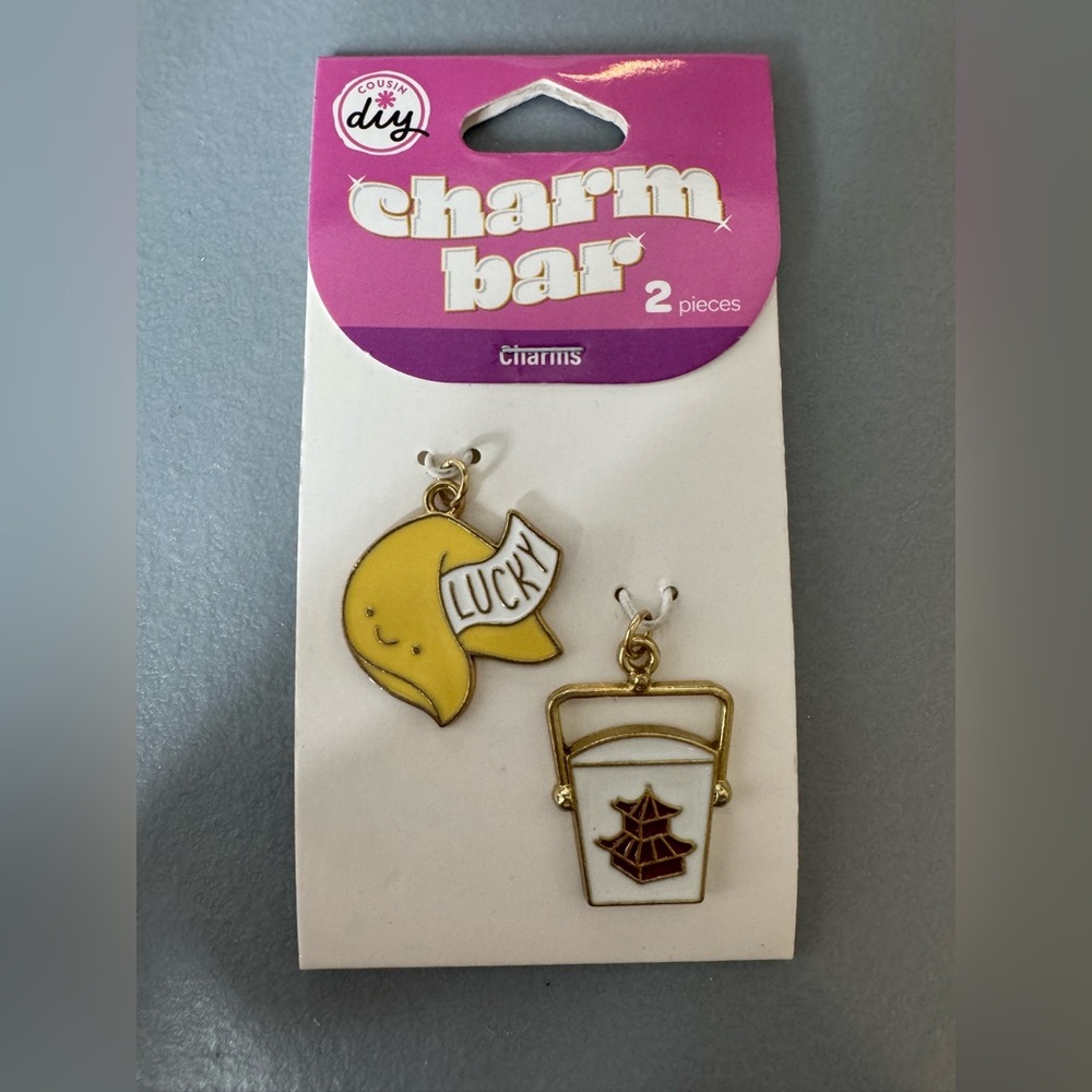 🛍️any 5 items for $15 🛍️ charm bar fortune cookie lucky and noodles charms